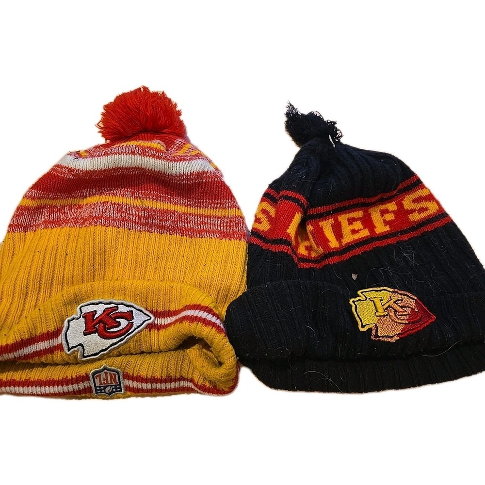 Set Of 2 Kansas City Chiefs Hats